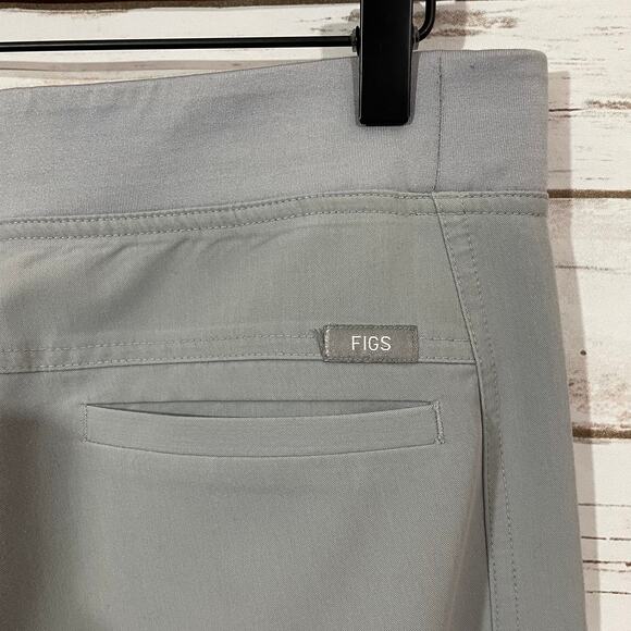 Figs Men's Axim Cargo Scrub Pants - Gray - Small - Picture 8 of 16